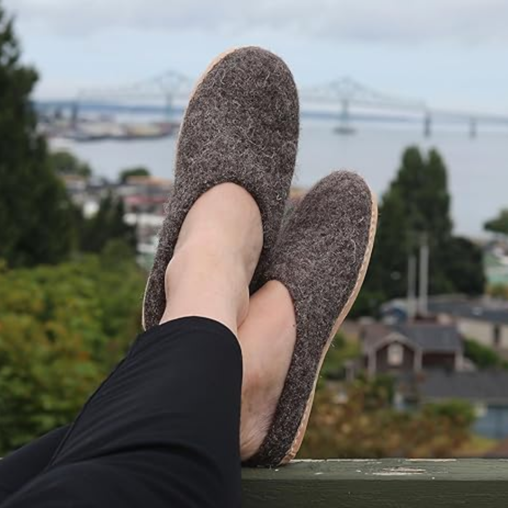 organic slippers for men