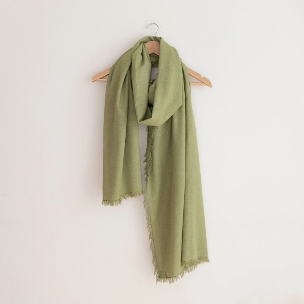 handmade sustainable scarf